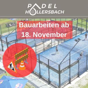 Erweiterung Padelcourts & Saisonende 2024